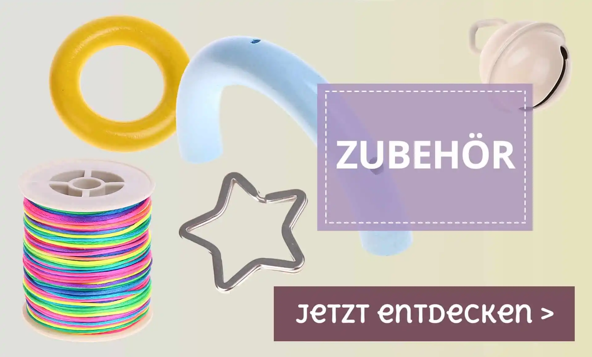 Zubehör für Schnullerketten