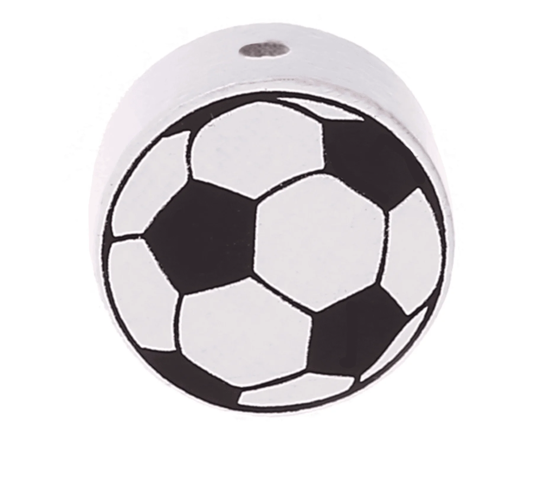 Soccer motif bead