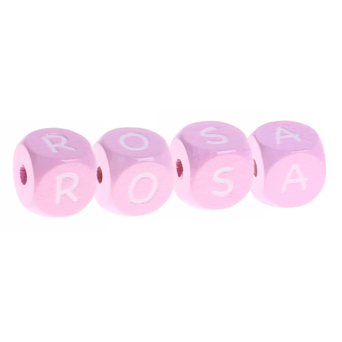 Buchstabenperlen rosa