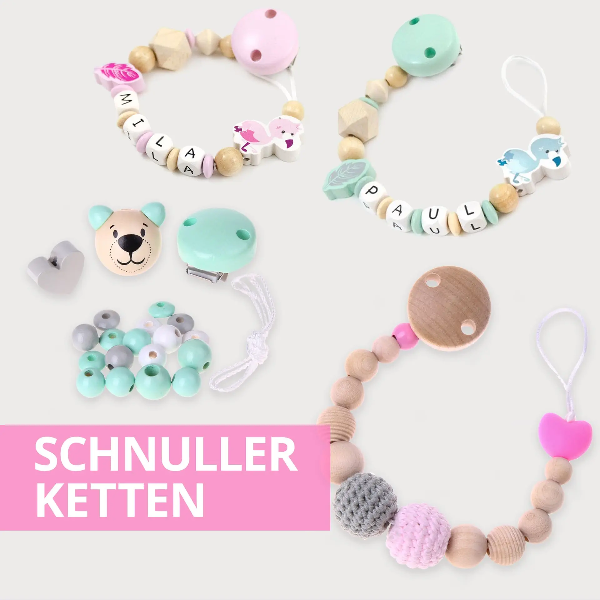 Schnullerketten Bastelset