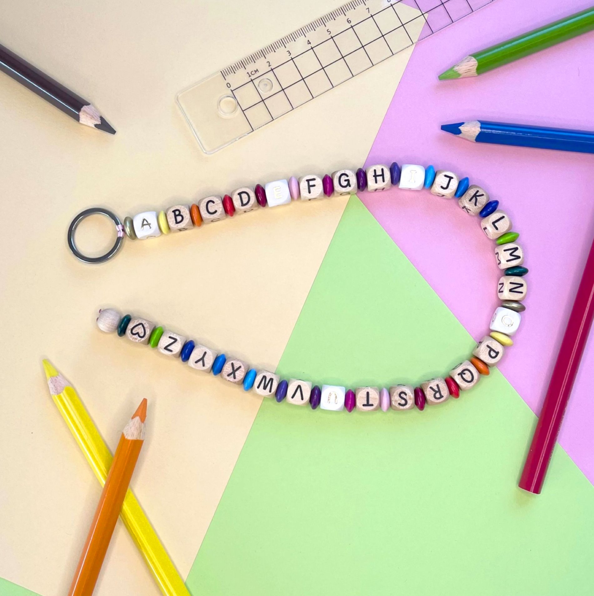 Craft set ABC chain letter chain