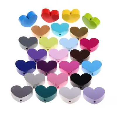 Motif bead shaped bead heart large