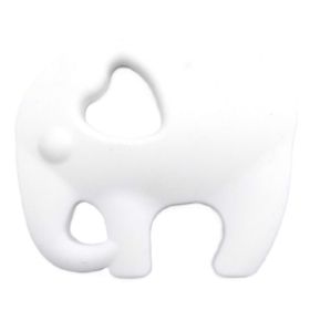 Teething ring elephant 'white' 30 in stock 