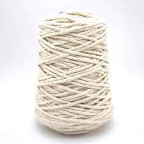 Macramé cotton cord Ø 5mm - 1 meter 'nature' 199 in stock 