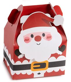 kleine Papier Geschenkbox Weihnachten 'Weihnachtsmann' 8 in stock 