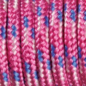 Paracord Kordel Ø 2mm • 1 Meter 'pink-weiß-blau' 46 auf Lager