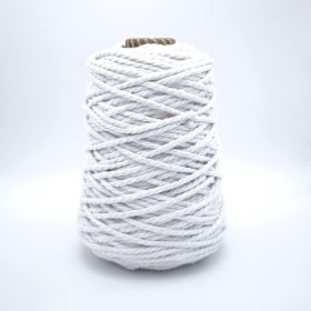 Macramé cotton cord Ø 5mm - 1 meter 'white' 225 in stock 